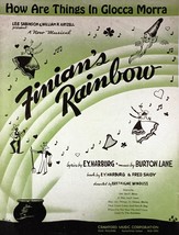 [Sheet Music] Finian&#39;s Rainbow by E. Y. Harburg &amp; Burton Lane / 1946 - $6.83