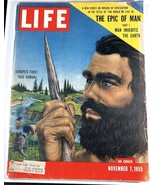 Life Magazine November 7, 1955 - Europe&#39;s First True Human - The Epic of... - $12.26 CAD