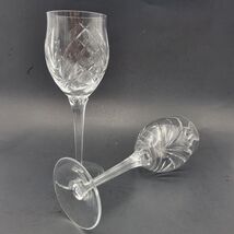 Set 2 Waterford Marquis Destiny Crystal Wine / Water Goblet Glasses Vtg ... - $50.49