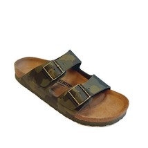 Birkenstock Arizona BS Birko-Flor Sandals Mens 9 Desert Soil Camouflage Green - £98.07 GBP