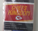 NIP NFL Wincraft Kansas City Chiefs Deluxe Flag Chiefs Kingdom 3x5 - $29.70