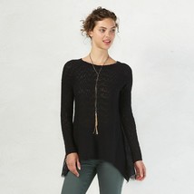 LC Lauren Conrad Handkerchief Crewneck Sweater Top - $22.00