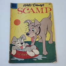 Walt Disney&#39;s Scamp #6 Comic Dell Comics 1958 Lady And The Tramp Puppy Bongo - £9.86 GBP