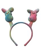 Plush Bunny Ear Headband With Tie-Dye Design For Kids Or Adults - $8.06 CAD