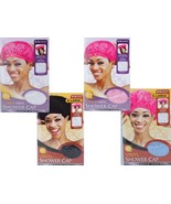 1 Piece Waterproof Shower Cap Vinyl Large or X-Large with Elastic Band 4... - $3.39 CAD