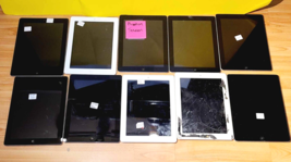 *WITH ISSUES* LOT 10x APPLE IPAD 4th GEN WIFI &amp; CELLULAR TABLETS 2xA1459... - $156.00