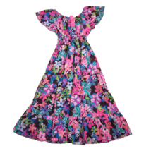 NWT Lilly Pulitzer Ellabell Midi in Cherry Ganache Bohemian Garden Dress XS - £117.32 GBP