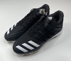 adidas NWOB Afterburner Men’s size 6 black soccer cleats sf14 - £37.14 GBP