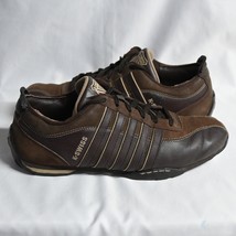 Men&#39;s KSwiss  Brown Leather Low Top Sneakers 175282 K50 Size 11 - £27.51 GBP