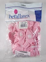 Betallatex Quality Latex Balloons Pack of 50 Girl Dots &quot;Its a Girl&quot; Balloons - £11.59 GBP