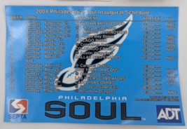 2004 Philadelphia Soul Inaugural Season AFL Football Memorabilia Ball Tickets image 7