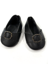 American Girl Pleasant Co. Felicity Doll Shoes Black Buckle Vintage Retired - £17.88 GBP