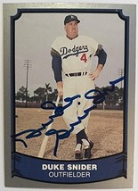 Duke Snider Signed Autographed 1988 Pacific Legends Baseball Card - Los Angeles  - £39.51 GBP