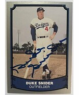 Duke Snider Signed Autographed 1988 Pacific Legends Baseball Card - Los ... - $34.64