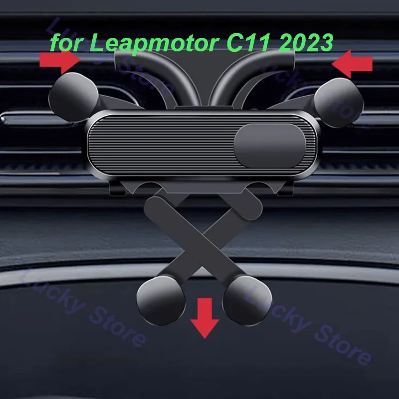 For Leapmotor C11 2023 Car Mobile Phone Holder Bracket Suspension GPS Stand - £33.39 GBP+