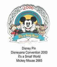 Vintage 2000 Mickey Mouse Disney Trading Pin 2665 Disney Convention - $14.95