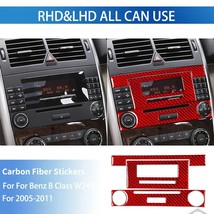   Interior CD Control Panel Cover Trim Car Accessories Decoration Styling For Me - £80.63 GBP