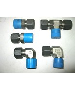 #5 Stainless Steel 316 Parker Threaded Fittings:   Tee, Connectors, 90&#39;s... - $5.46 CAD