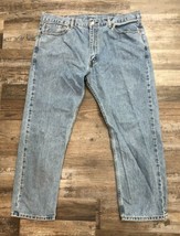 Levis 550 Mens Size 40x30 Relaxed Light Denim Blue Jeans - $23.35