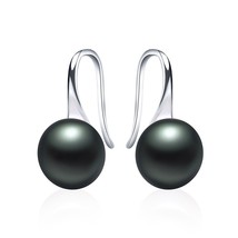 New Hot selling stud earrings for women white black real Natural pearl jewelry 9 - £10.06 GBP