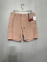 Union Bay Men&#39;s Archie Pink Corduroy Pull On Shorts Drawstring S NWT - £18.60 GBP