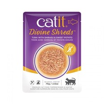 Catit Divine Shreds Tuna with Shirasu and Sweet Potato - £20.72 GBP