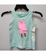 Cat And Jack Toddler Girl Tank Tropical Popsicle Mint Tops Size 4T Lot of 8 - $647.66 MXN
