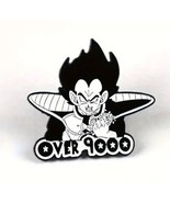 It’s Over 9000! Vegeta Enamel Pin; Dragon Ball Z Saiyan Prince Meme Pin - £4.91 GBP