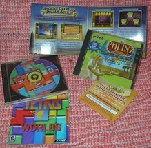 Lot of 2: Tetris Worlds &amp; Phlinx, Vintage PC CD-ROM Win 95/98/XP Computer Games - £14.88 GBP