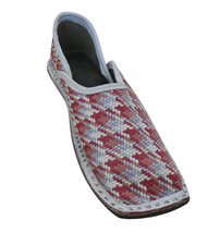 Men Shoes Ethnic Leather FlipFlops Indian Handmade Multicolor Flat Jutties US 12 - £42.99 GBP