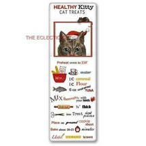 Peekaboo Tabby Santa Cat Christmas Flour Sack Towel with Kitty Cat Treat... - £10.04 GBP