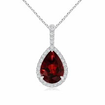 Authenticity Guarantee

ANGARA Garnet Teardrop Pendant Necklace with Diamond ... - $1,072.72