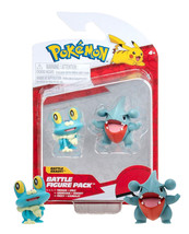 Pokemon Gible &amp; Froakie Battle Figure Pack New in Package - £14.10 GBP