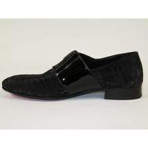 Men's GENIO Patent Suede Leather, Red Sole Shoes Turkey 120371263 Black image 4