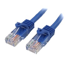 StarTech.com Cat5e Ethernet Cable10 ft - Blue - Patch Cable - Snagless C... - $12.84+