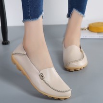 Hot Sale Women Round Head Shoes Solid Color Sewing Women Summer Comfy Flat Sneak - £29.42 GBP