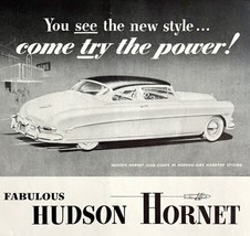 Hudson Hornet Club Coupe Advertisement 1953 Automobilia Classic Car LGBinAd - £31.23 GBP