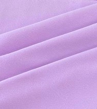 Fleece Knit Fabric Polycotton 60&quot; Wide Tubular Light Purple 8.5 Ozs 5 Yards - £24.00 GBP