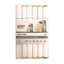 Kent Spectra Graphic Design Marker Set 6pcs - Skin Tones - $49.09