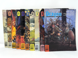 Lot of 10 Vintage Dragon Magazines Dungeons &amp; Dragons Volumes 119-126, 128, 129 - £31.73 GBP