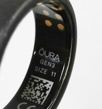 Oura Ring Gen 3 Horizon Size 11 - Stealth JZ90-51385-11 image 4