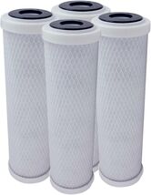 4-Pack Carbon Block Filters for WCBCS-975-RV System – NSF Certified Purity - $70.24
