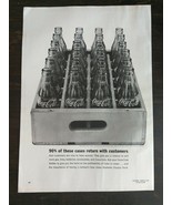 Vintage 1963 Coca-Cola Bottles Full Page Original Ad - £5.22 GBP