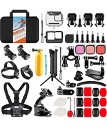 HONGDAK Action Camera Accessories Kit for Gopro Hero 12 11 10 9 Black, W... - $44.71