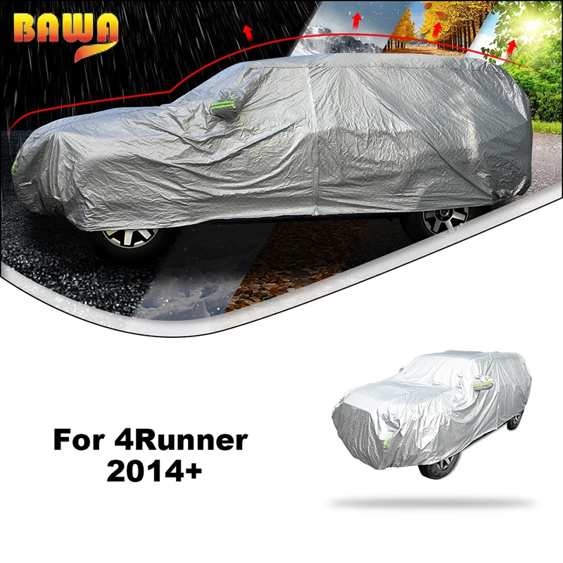 BAWA Car Cover Sun Rain Dustproof Waterproof Sun UV Protection Shield for - £121.98 GBP