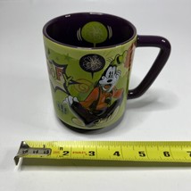 Disney Store Goofy Embossed 3D Mug Gawrsh Green Purple Microwave Dishwasher Safe - £11.54 GBP