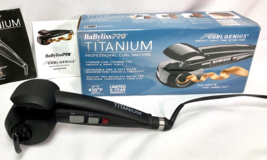BaByliss PRO Titanium Curl Machine Professional Curling Black to 430 F i... - $40.49