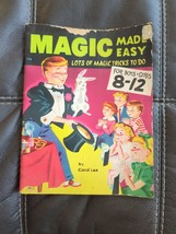 Magic Made Easy Children&#39;s Book by Carol Lee The Magic Book 1960 Illustrated - £45.55 GBP
