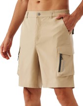 Urbest Men&#39;S Hiking Cargo Shorts Quick Dry Golf Shorts For Men With Multi - £31.34 GBP