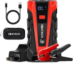 Scatach 011 Car Battery Jump Starter,4000A 12V Jump Starter Battery Pack... - £43.98 GBP